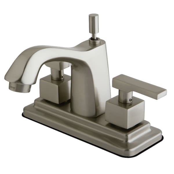 KS8648QLL 4" Centerset Bathroom Faucet, Brushed Nickel
